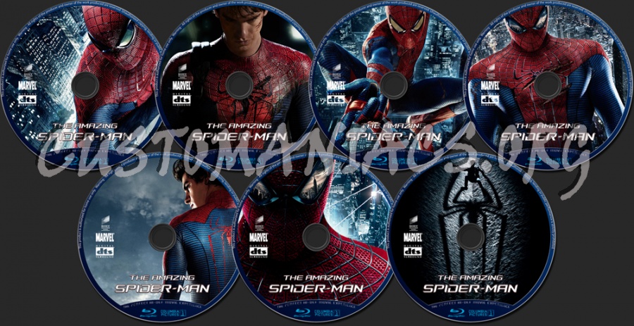 The Amazing Spider-Man blu-ray label