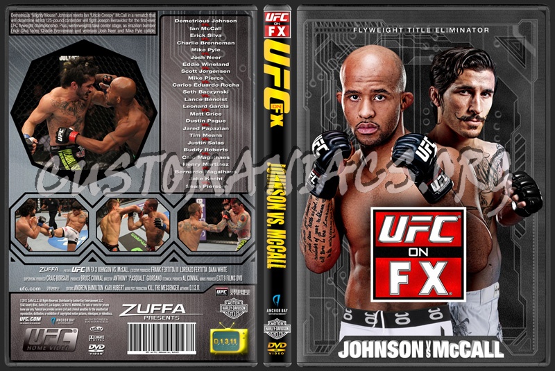 UFC on FX 3 Johnson vs McCall dvd cover