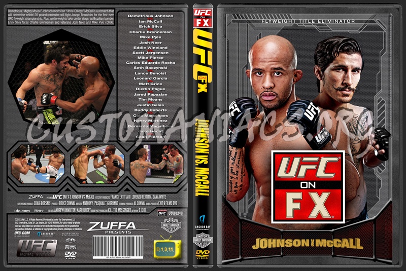 UFC on FX 3 Johnson vs McCall dvd cover