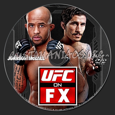 UFC on FX 3 Johnson vs McCall dvd label