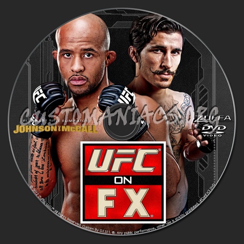 UFC on FX 3 Johnson vs McCall dvd label