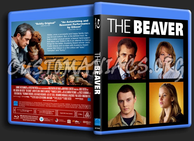 The Beaver blu-ray cover