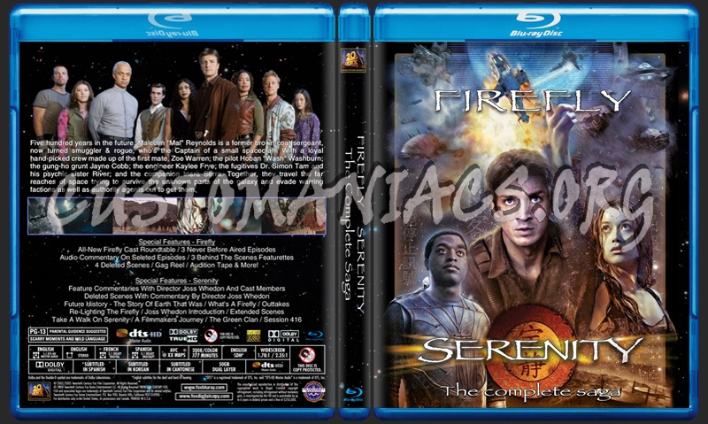 Firefly - Serenity Saga blu-ray cover