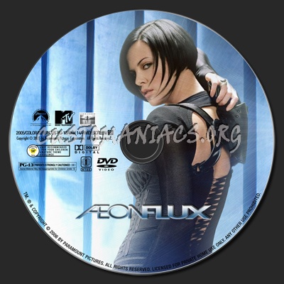 Aeon Flux dvd label