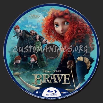 Brave blu-ray label