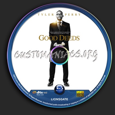 Good Deeds blu-ray label