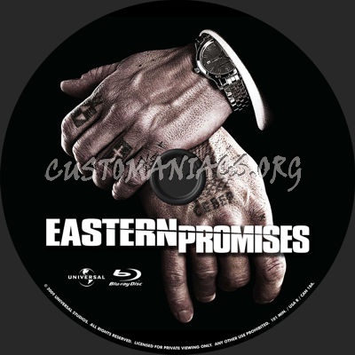 Eastern Promises blu-ray label