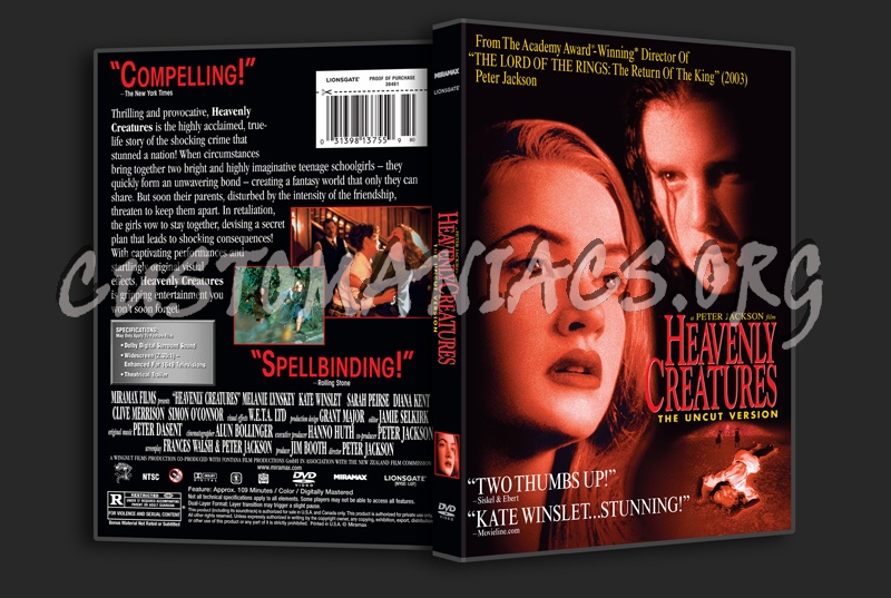 Heavenly Creatures dvd cover