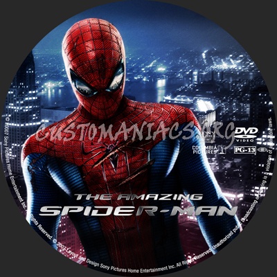 The Amazing Spider-Man dvd label