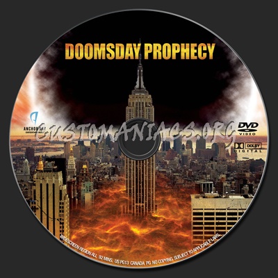 Doomsday Prophecy dvd label