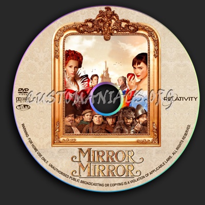 Mirror Mirror dvd label