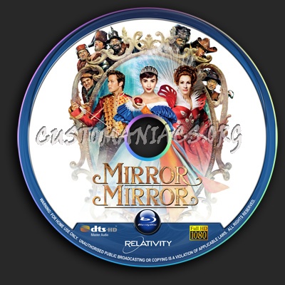 Mirror Mirror blu-ray label