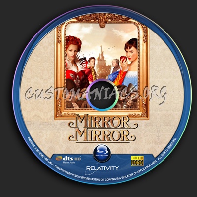 Mirror Mirror blu-ray label