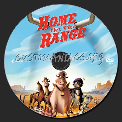 Home On The Range dvd label