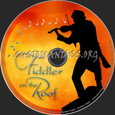 Fiddler on the roof dvd label