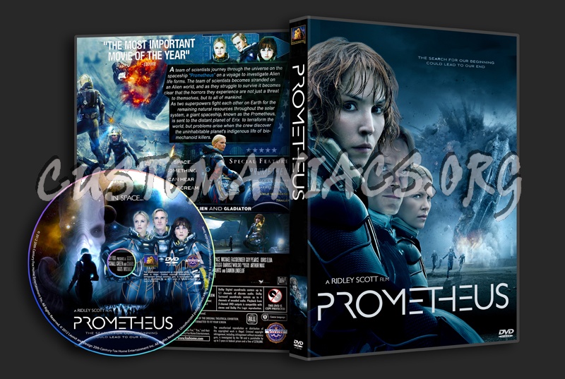 Prometheus dvd cover