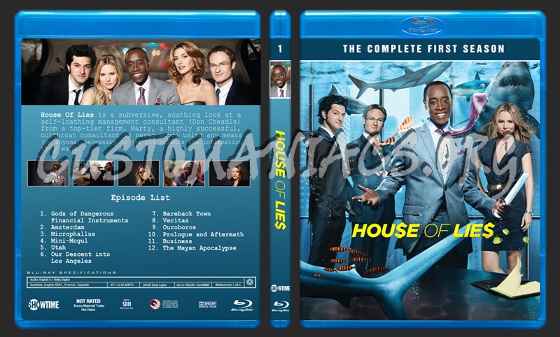 House of Lies Season One blu-ray cover