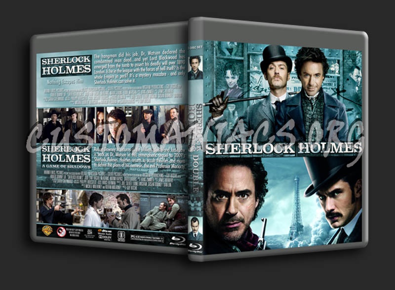 Sherlock Holmes Double Feature blu-ray cover