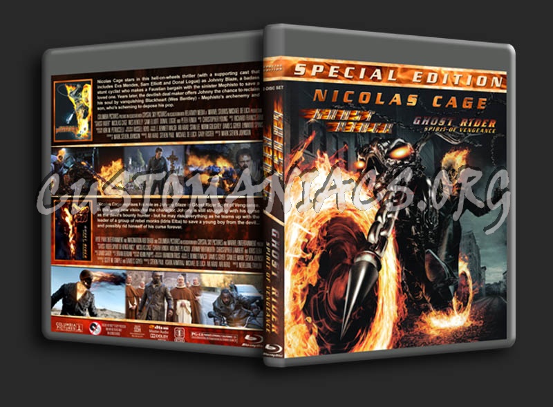 Ghost Rider Double Feature blu-ray cover