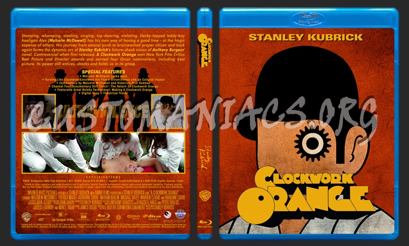 A Clockwork Orange blu-ray cover