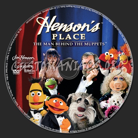 Henson's Place dvd label