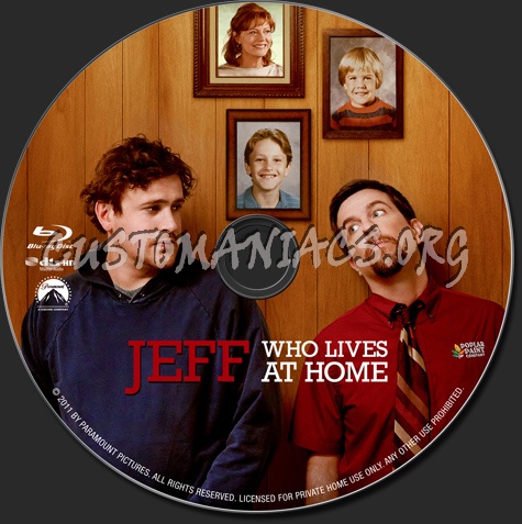 Jeff, Who Lives at Home blu-ray label