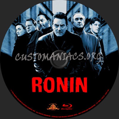 Ronin blu-ray label