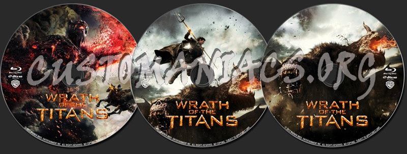 Wrath of the Titans blu-ray label