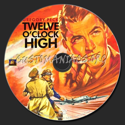 Twelve O'Clock High dvd label