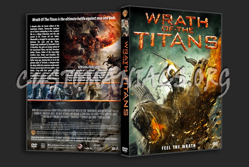 Wrath of the Titans dvd cover