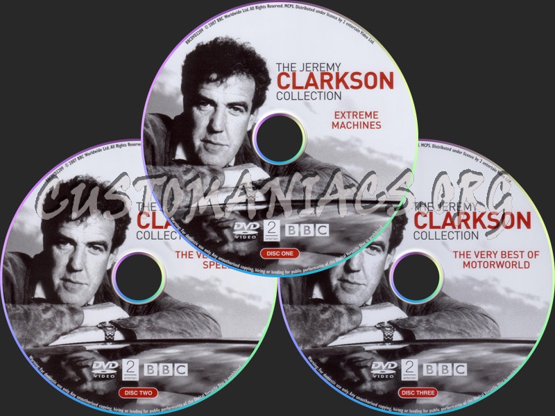 The Jeremy Clarkson Collection dvd label