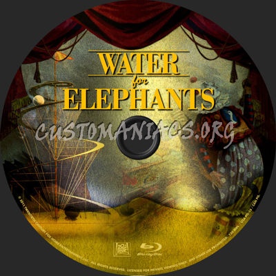 Water For Elephants blu-ray label