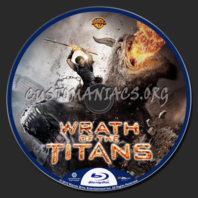 Wrath of the Titans blu-ray label