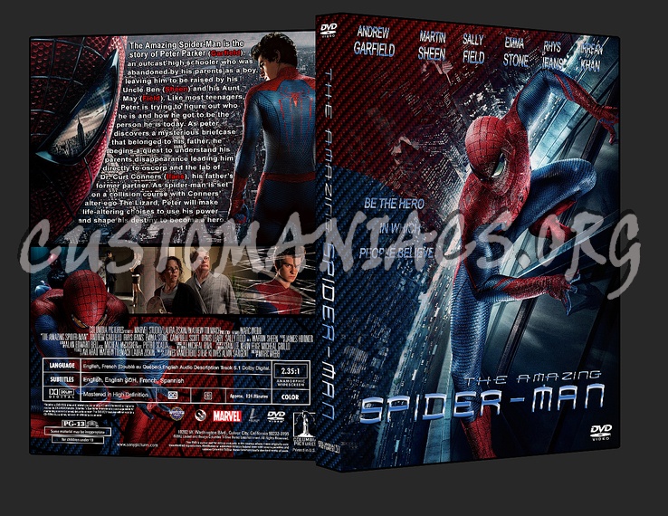 The Amazing Spider-man dvd cover