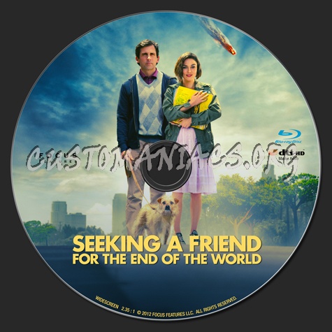 Seeking a Friend for the End of the World blu-ray label