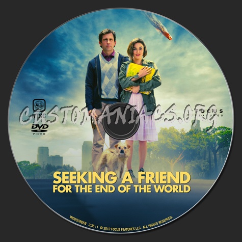 Seeking a Friend for the End of the World dvd label