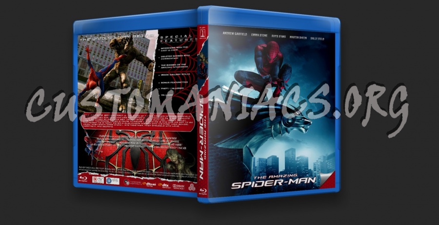 The Amazing Spider-Man blu-ray cover