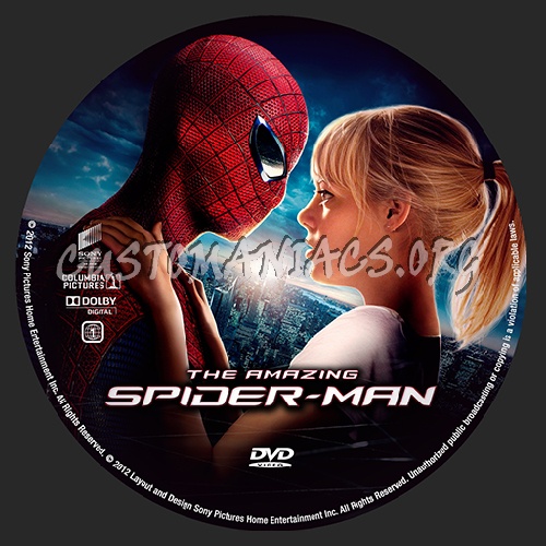 The Amazing Spider-Man dvd label