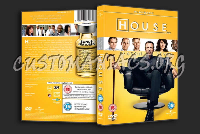 House Season 7 dvd cover