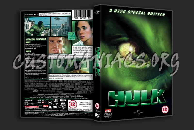 Hulk dvd cover