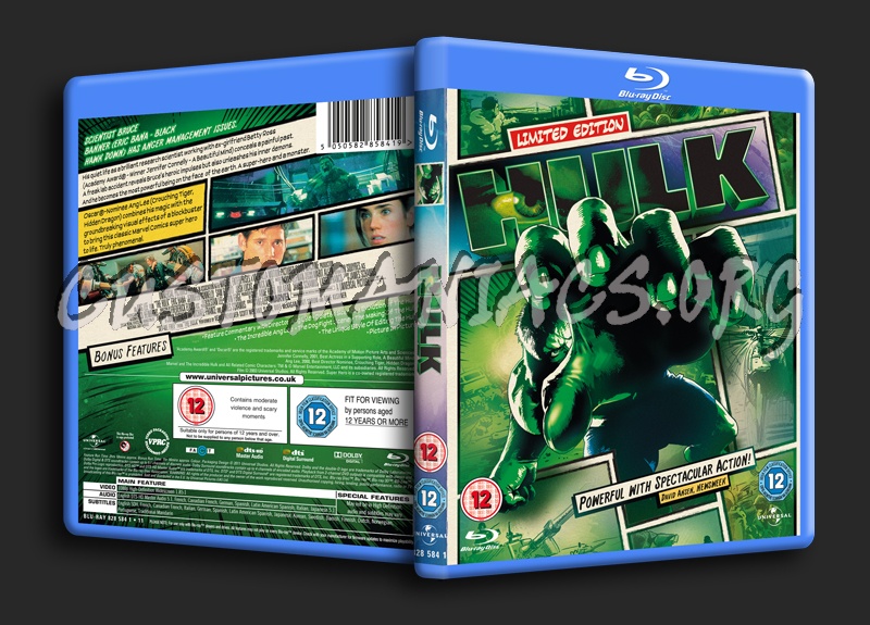 Hulk blu-ray cover