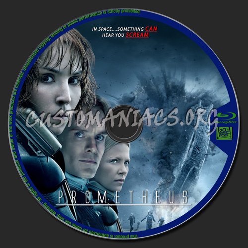 Prometheus blu-ray label