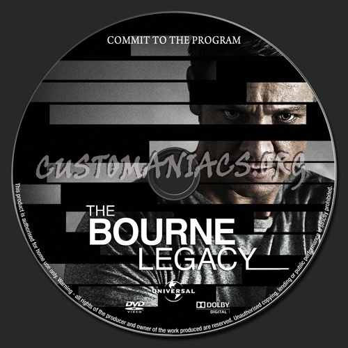 The Bourne Legacy dvd label