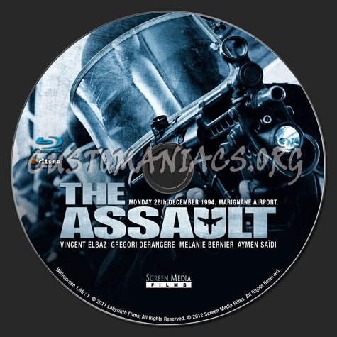 The Assault blu-ray label