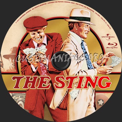 The Sting blu-ray label