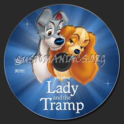 Lady And The Tramp dvd label