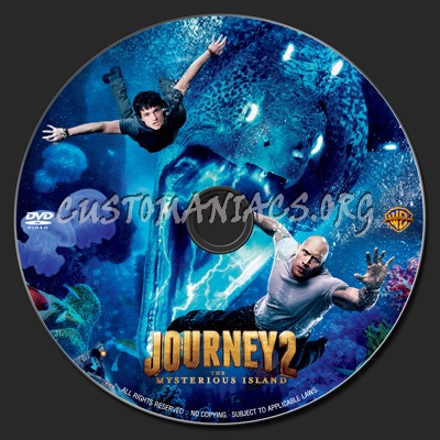 Journey 2 dvd label