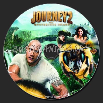 Journey 2 dvd label