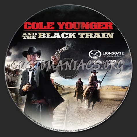 Cole Younger and the Black Train dvd label