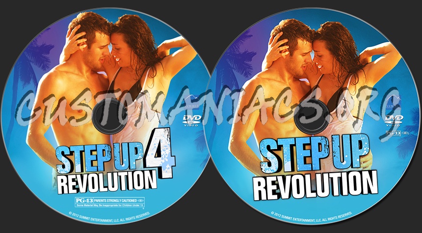 Step up 4 Revolution dvd label